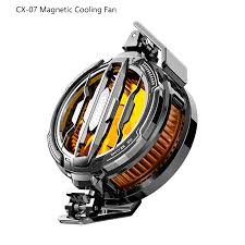 Magnetic Phone Cooler Fan Case Yellow CX07