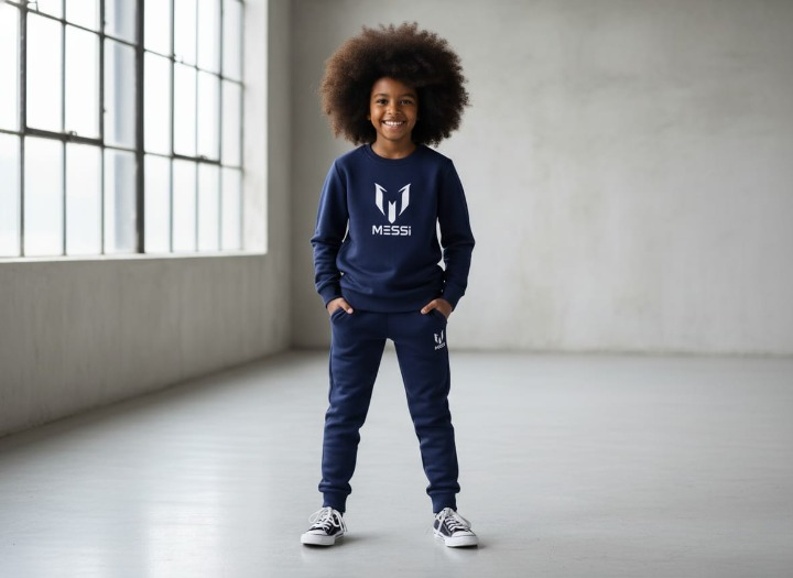 Kids Winter Tracksuit | New Designer 2-Piece Shirt & Trouser Set for Boys & Girls �Stylish, Warm & Comfy Winter Outfit small