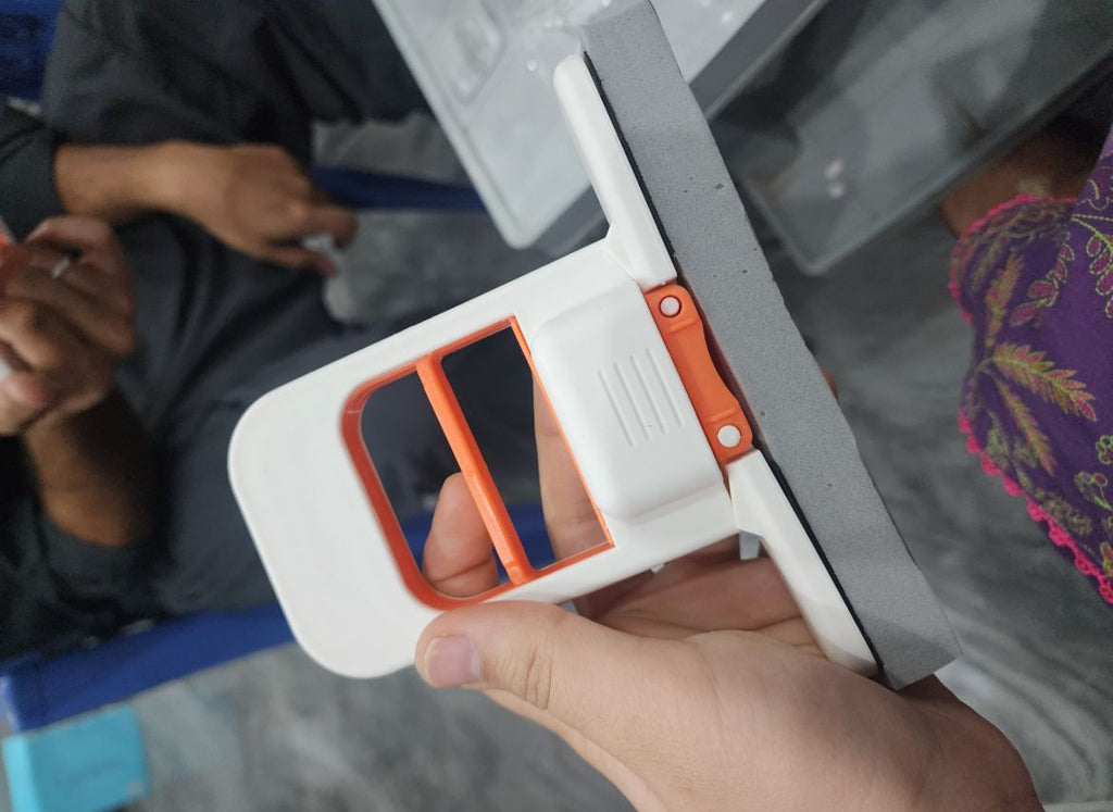 Foldable Mini Mop | Portable Desktop Wet & Dry Cleaning Mop | Self-Squeezing