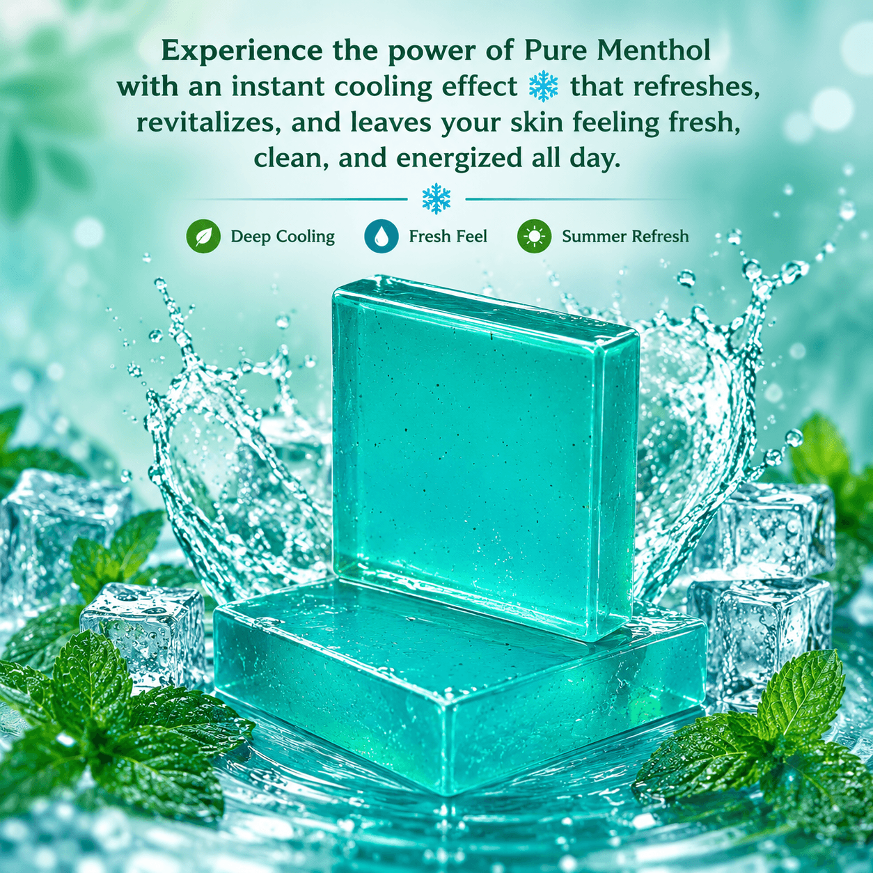 Menthol Cooling Soap Bar