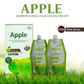 Apple Hair Color 200ml | Long-Lasting Shine And Smooth Finish | Nourishing Hair Dye For Natural, Vibrant, And Lustrous Color (Dark Brown)