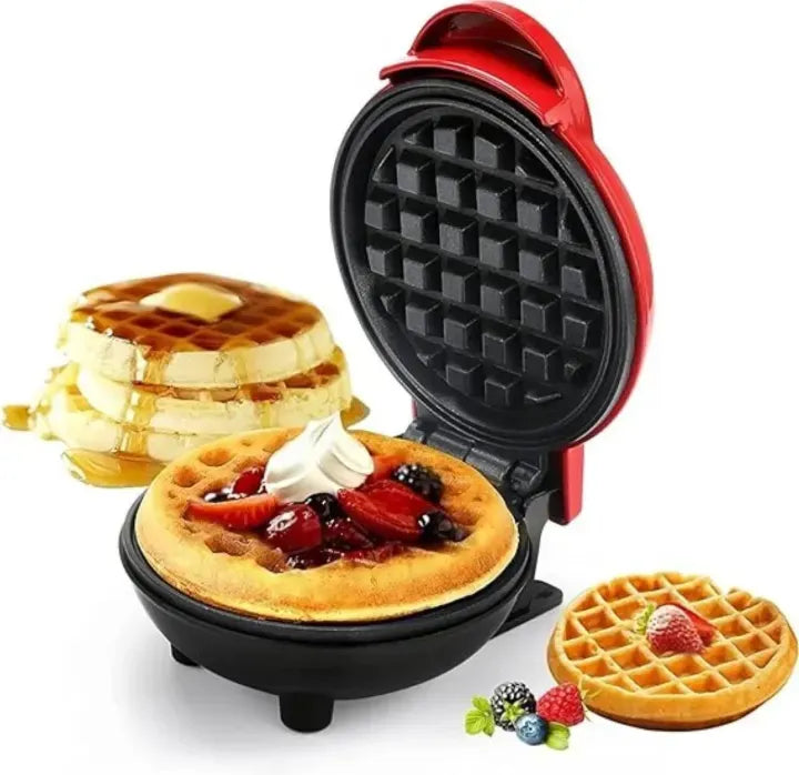 Waffle Maker Breakfast Machine �Non Stick Easy Clean Compact Electric Appliance For Quick And Delicious Homemade Waffles