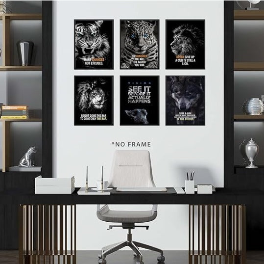 Decoration home decoration item 6 pcs iSLAMIC fRAME board wall decor photo on wall PHOTO TILE canvas art decor for home easy set up with both side tape