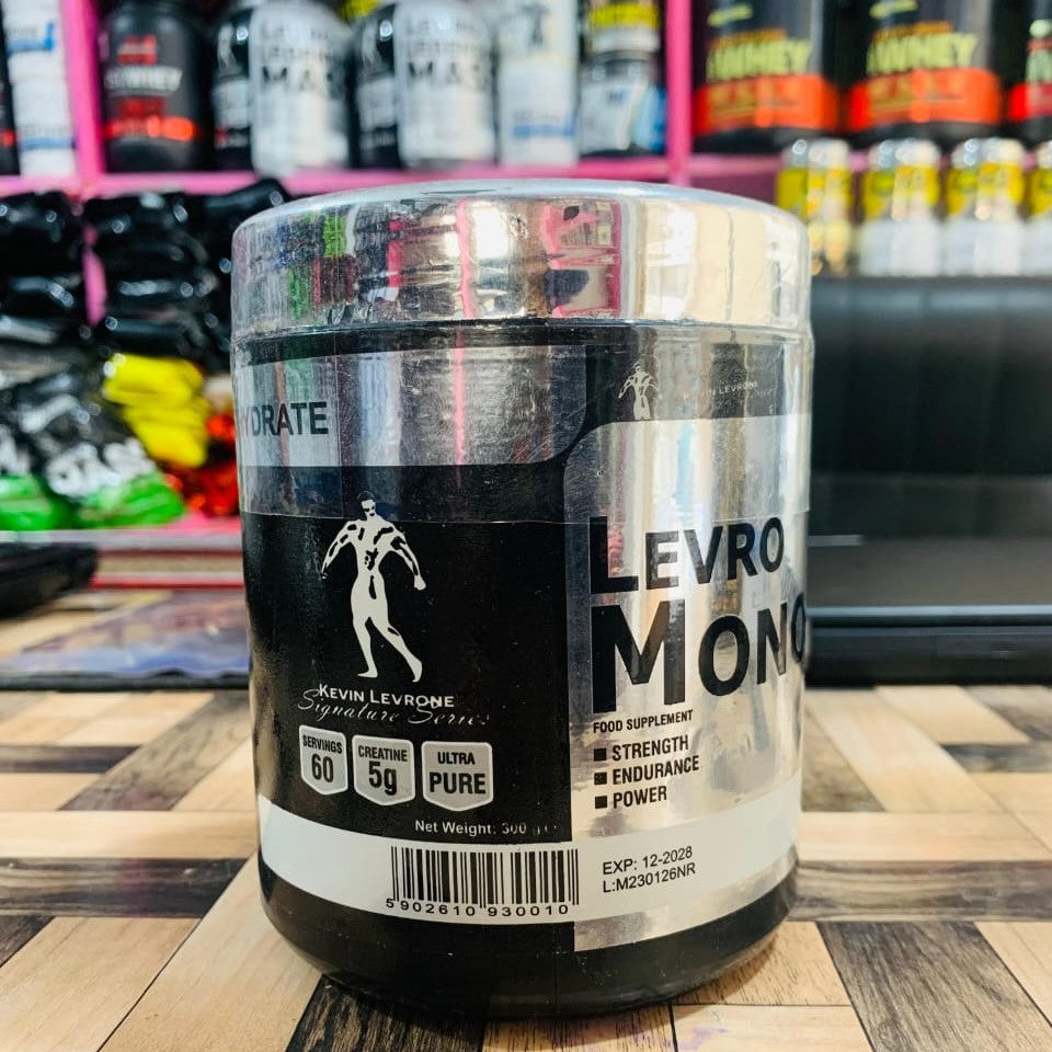 Kevin Levrone LevroMono Creatine Monohydrate 300g | 60 Servings | Strength, Endurance & Power Support