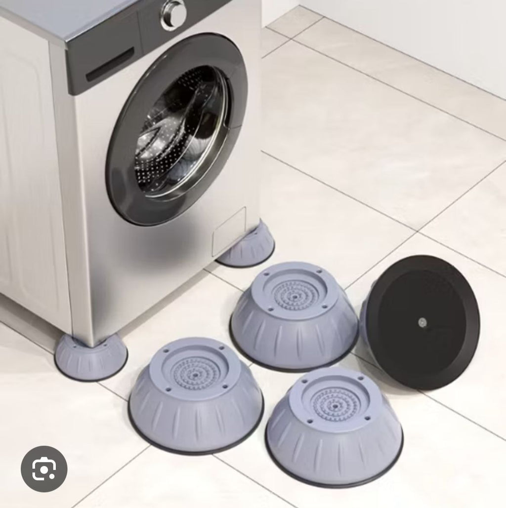 4Pcs Universal Anti-Vibration Feet Pads �Non-Slip Rubber Mats for Washing Machines, Dryers, Refrigerators & Furniture | Noise & Shake Reduction ( Medium)