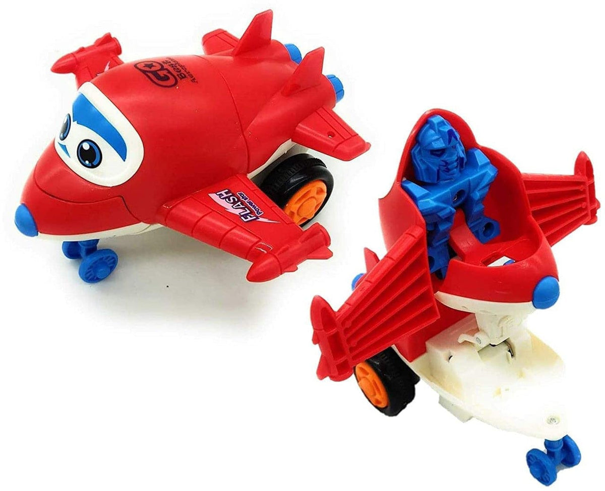 Transforming Aeroplane Friction Toy For Kids – photo 2