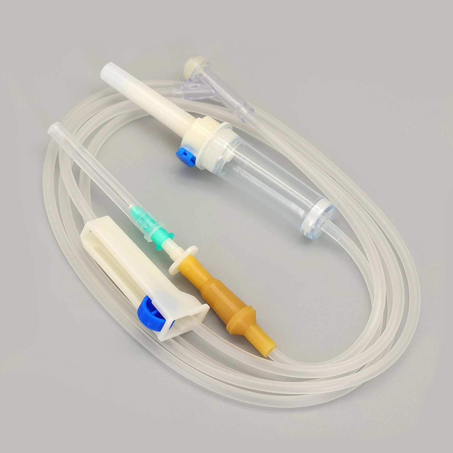 Disposable I.V Drip Set �Sterile Intravenous Infusion Set with Regulator