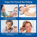 Rechargeable Smart Wireless Ear Camera Kit | Visual Ear Wax Removal Tool With Mobile Display | Random Colour