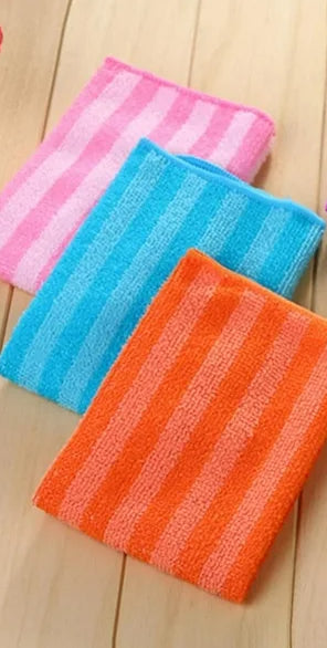 Microfiber Cleaning Towel Set �Super Absorbent, Soft &amp; Reusable for Kitchen, Car &amp; Home Use" - PACK OF 3