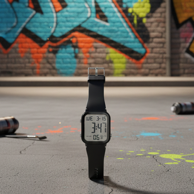 Digital Sports Watch with Stopwatch, Waterproof Design – photo 4