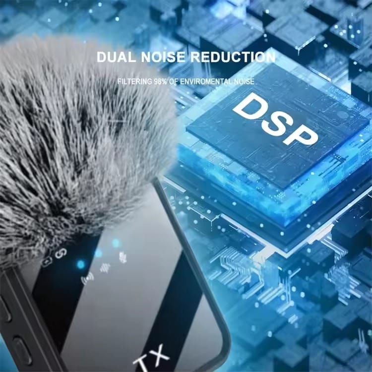 F11-2 Noise Cancelling Wireless Dual Microphone Biggest