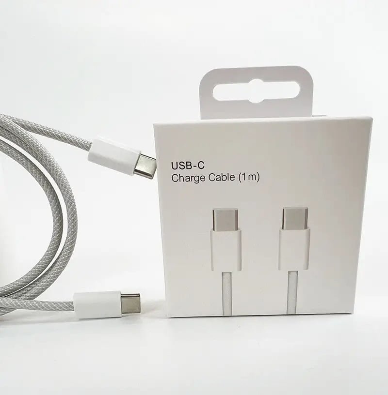 USB Type C To Type C Fast Charging Data Cable 1 Meter High Speed Sync Cable Compatible With Type C Devices