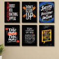 Set of 6 Premium Wall Art Photo Tiles �Modern Home Decor Sets 8x11