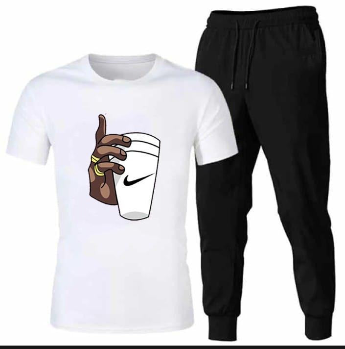 Premium Micro Men’s Tracksuit Cup Hand Print