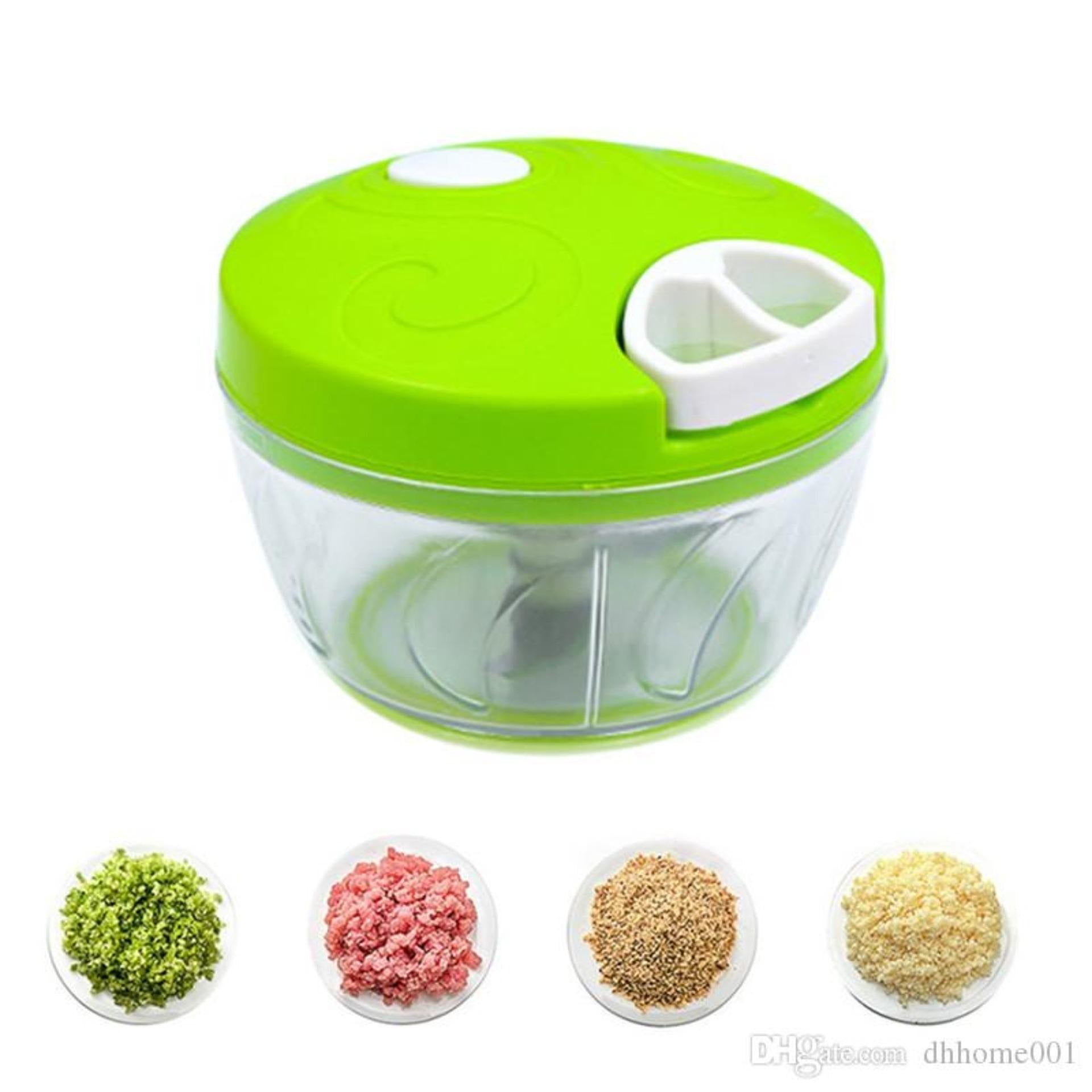 Multi-Function Food Processor - Chopper, Cutter, Grinder, Shredder, Mincer, Mini Garlic Slicer &amp; Slicer for Kitchen (Random Color)