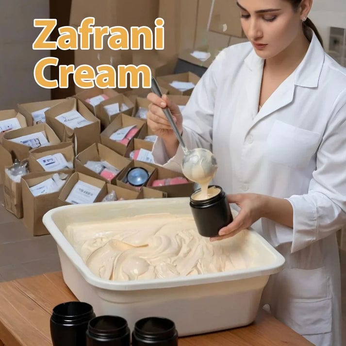Zafrani Luxury Beauty Cream �250g Original Formula Infused with Pure Saffron for Intense Glow, Skin Brightening, and Deep Hydration