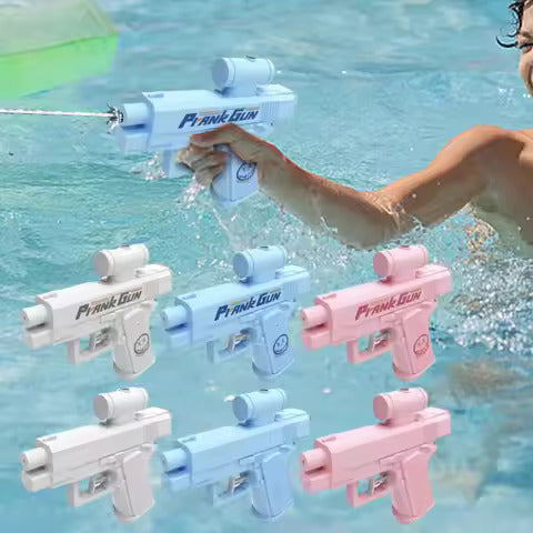 Funny Double-Sided Reverse Water Gun �Mini Tactical Prank Sprayer Toy for Kids & Adults | Summer Pool & Beach Water Fight Blaster (Random Color)