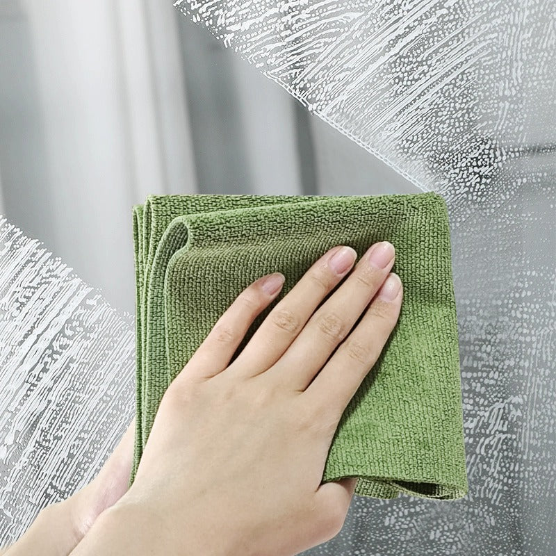 Microfiber Cleaning Cloths Pack Of 20 Multi Purpose Durable Soft And Reusable Cleaning Towels (Random Colour)