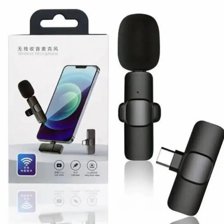 K8 Collar Wireless Microphone Type C Supported