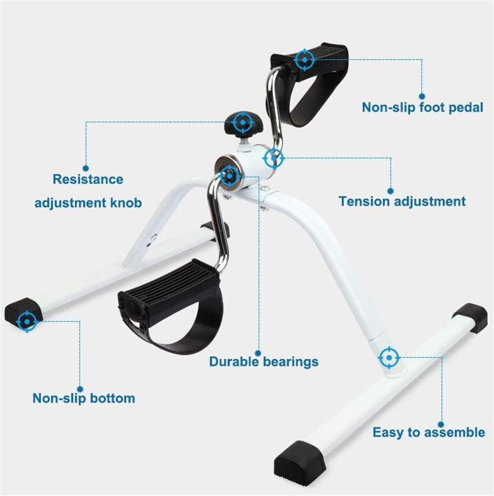 Easy Exercise Portable Gym Fitness Pedal Mini Exercise Bike Compact Lightweight Design For Home Office And Travel