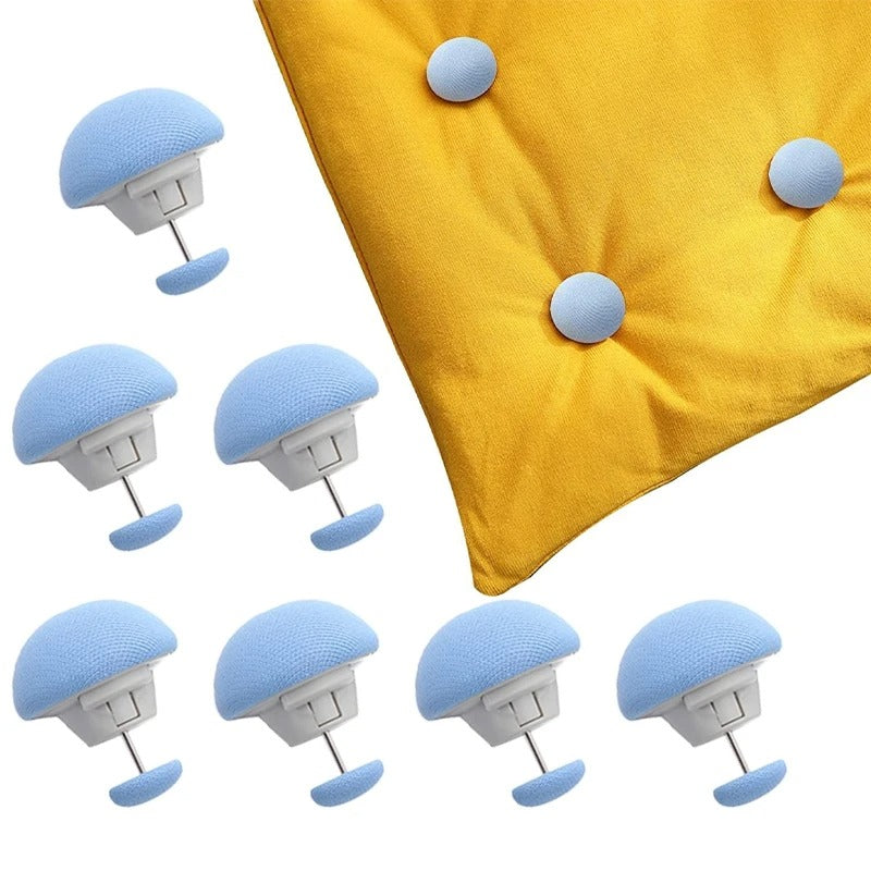 Premium Mushroom-Style Bedsheet Clips �Pack of 4 Elastic Quilt & Sheet Fixer Buckles (Random Color)