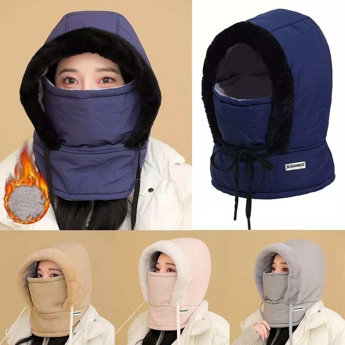 Ultra-Warm Balaclava Cap | Soft & Comfortable Winter Mask | Full Face Coverage for Men & Women (Random Colour)