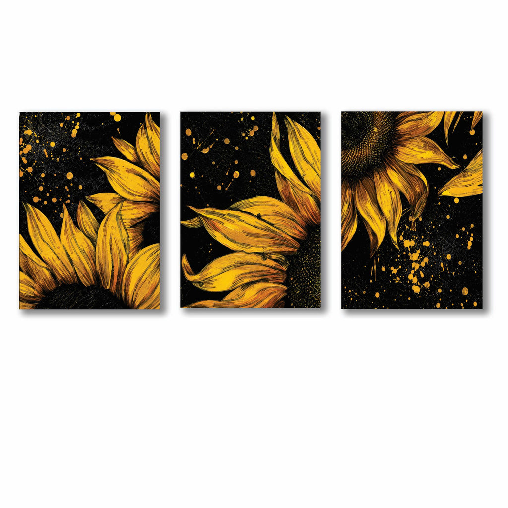 Set of 3 Premium Wall Art Photo Tiles �Modern Home Decor Sets 8x11