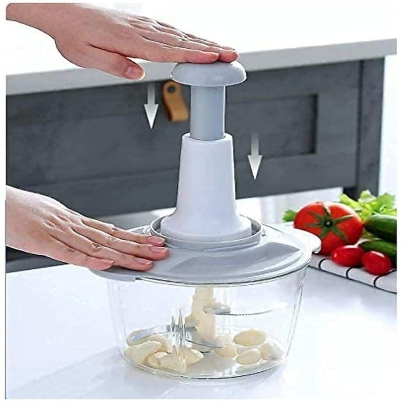 Deluxe 2L Multi-Function Hand-Push Chopper