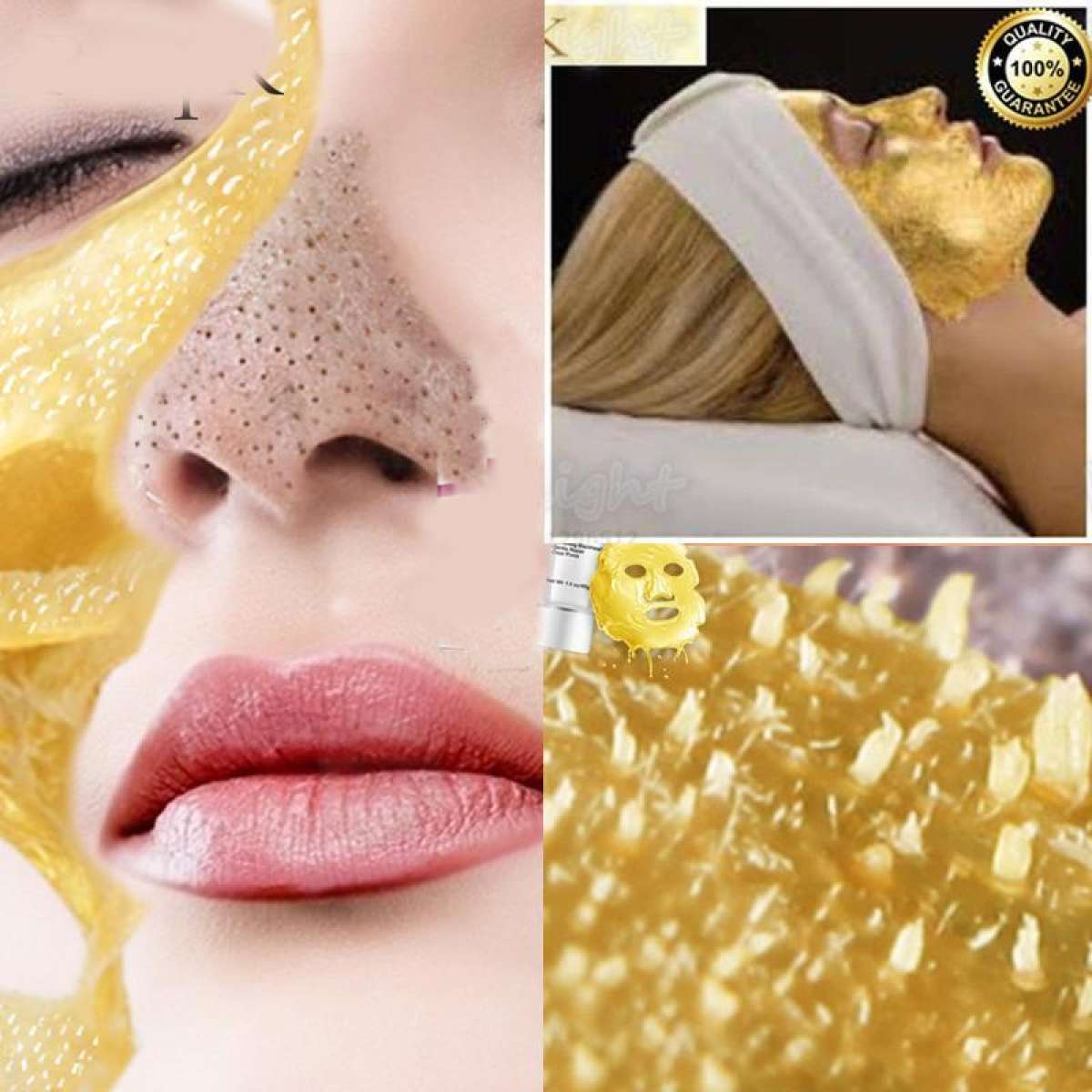 Dr Rashel Original Gold Peel Off Facial Mask �Glow Like Pure Gold �Deep Cleansing &amp; Radiant Glow - 100 ML