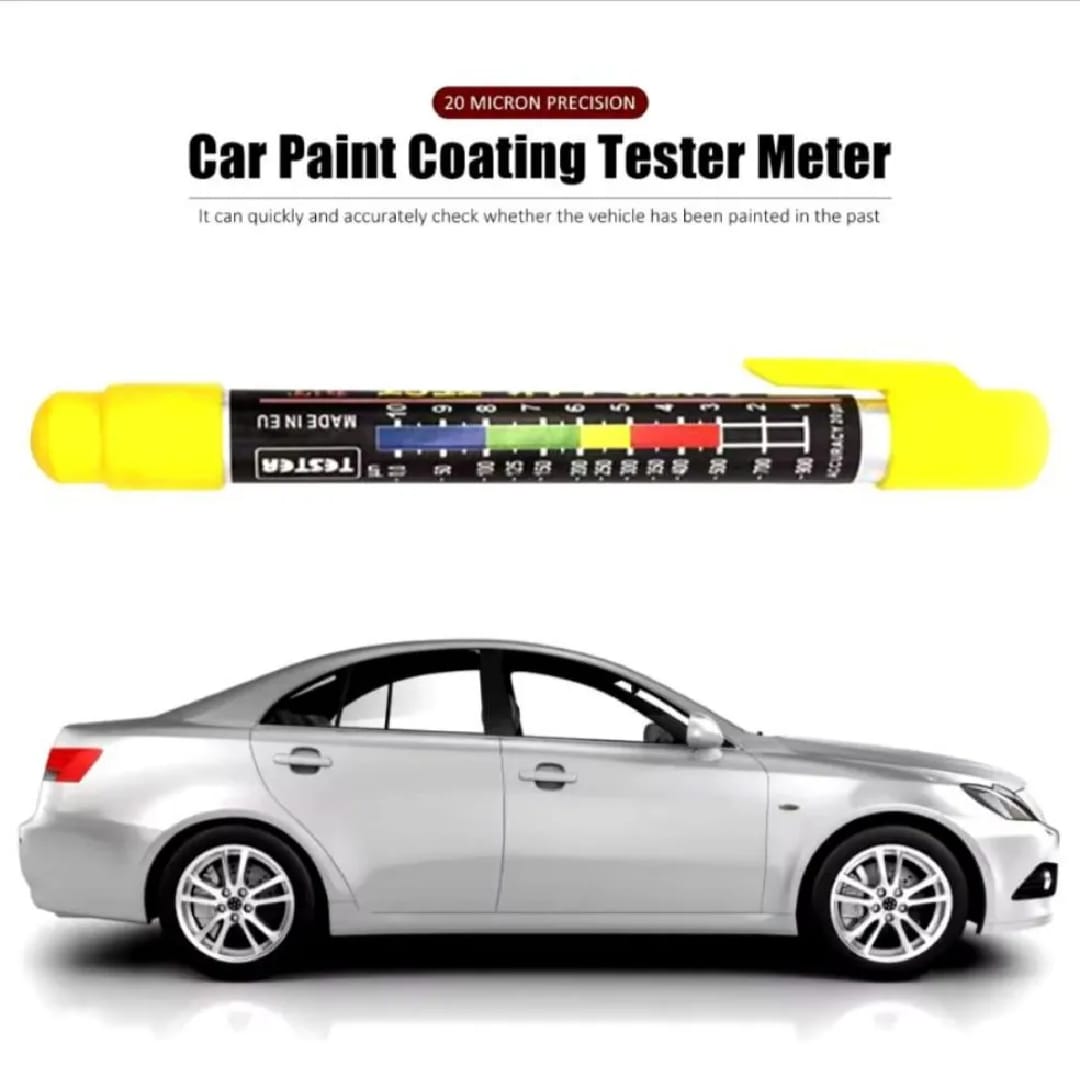 Auto Lak Car Paint Tester Pen �Magnetic Paint Thickness Meter Gauge Car Body Damage Detector & Accident Crash Checker