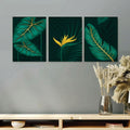 Set of 3 Premium Wall Art Photo Tiles �Modern Home Decor Sets  8x11 | With Frame