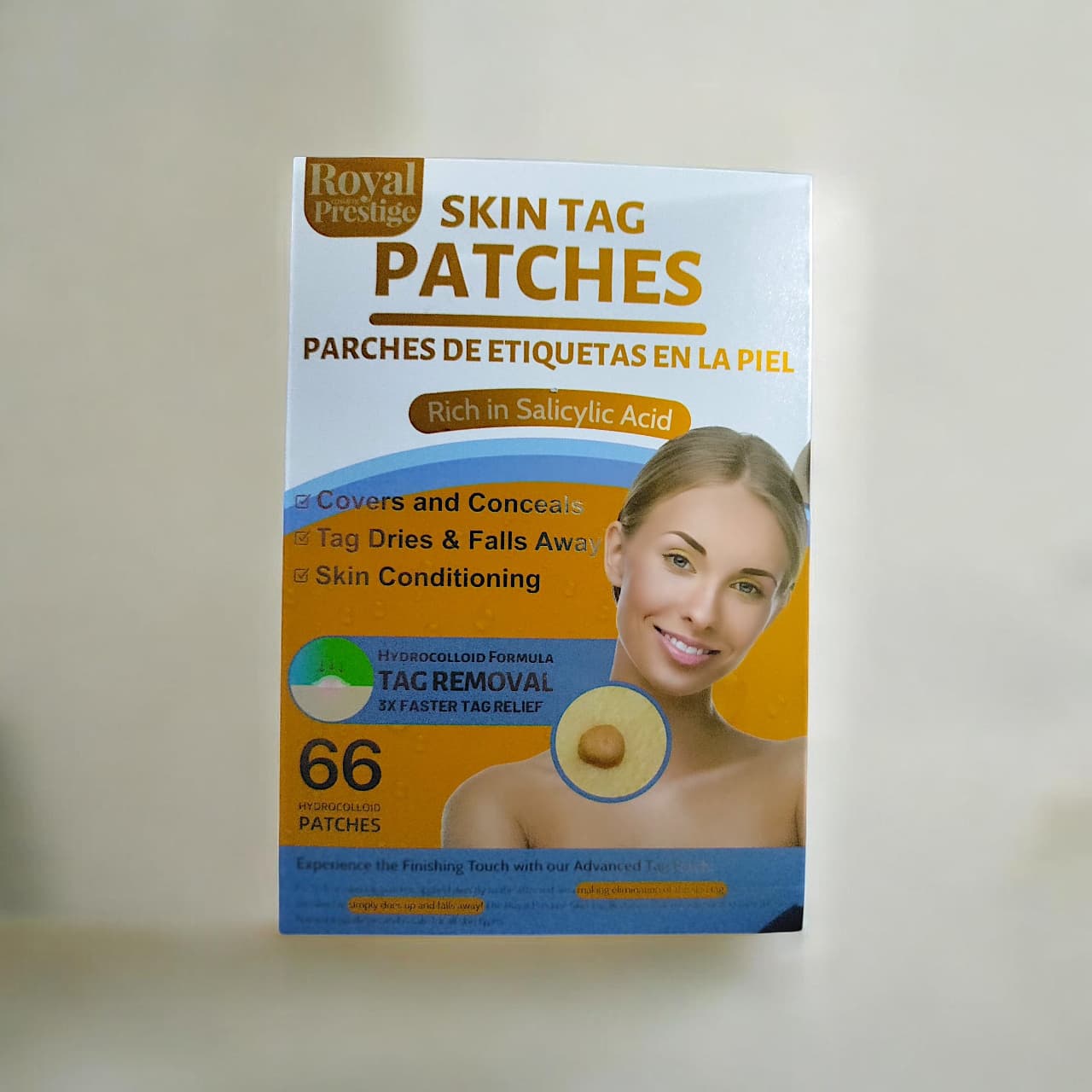 66 Pcs Skin Tag Remover Patch for Face and Body Painless Mole and Wart Removal Treatment