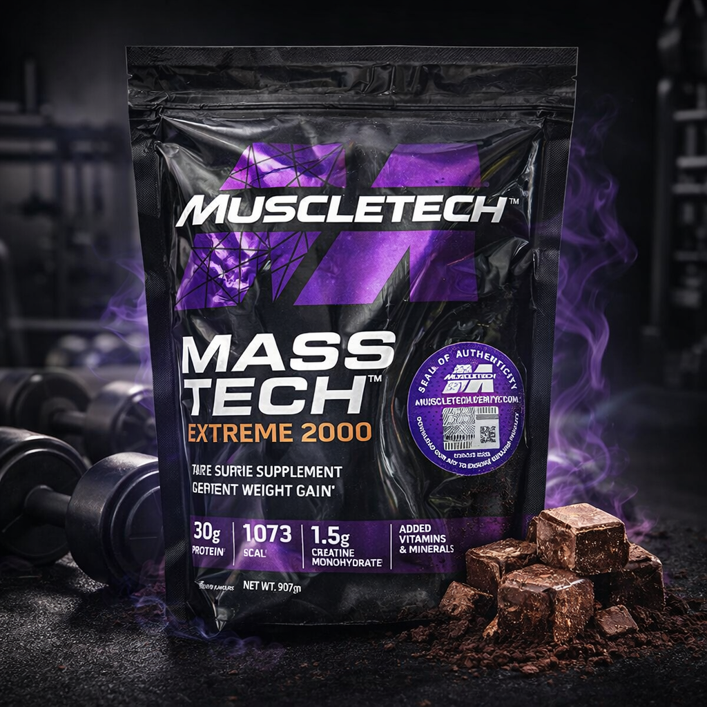 Muscletech Mass Tech Extreme 2000 Dietary Supplement Heavy Weight Gainer �907gm