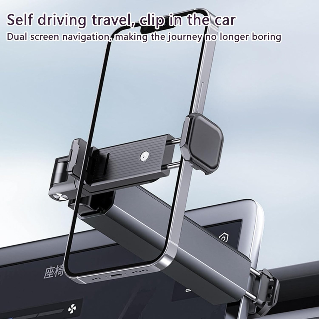 Universal Phone Holder Travel Essentials Flexible 360 ??Degree Rotation Hands-Free Airplane Phone Mount for iPhone Xiaomi - Random Color
