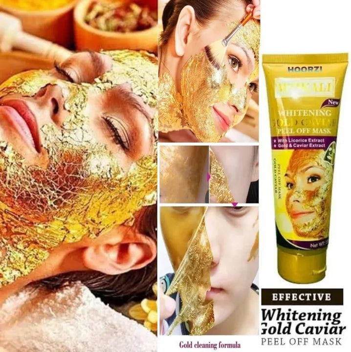 WOKALI Gold Caviar Mask Face Peel Off Mask Rejuvenating Skin Care Gold Mask For Women And For Girls
