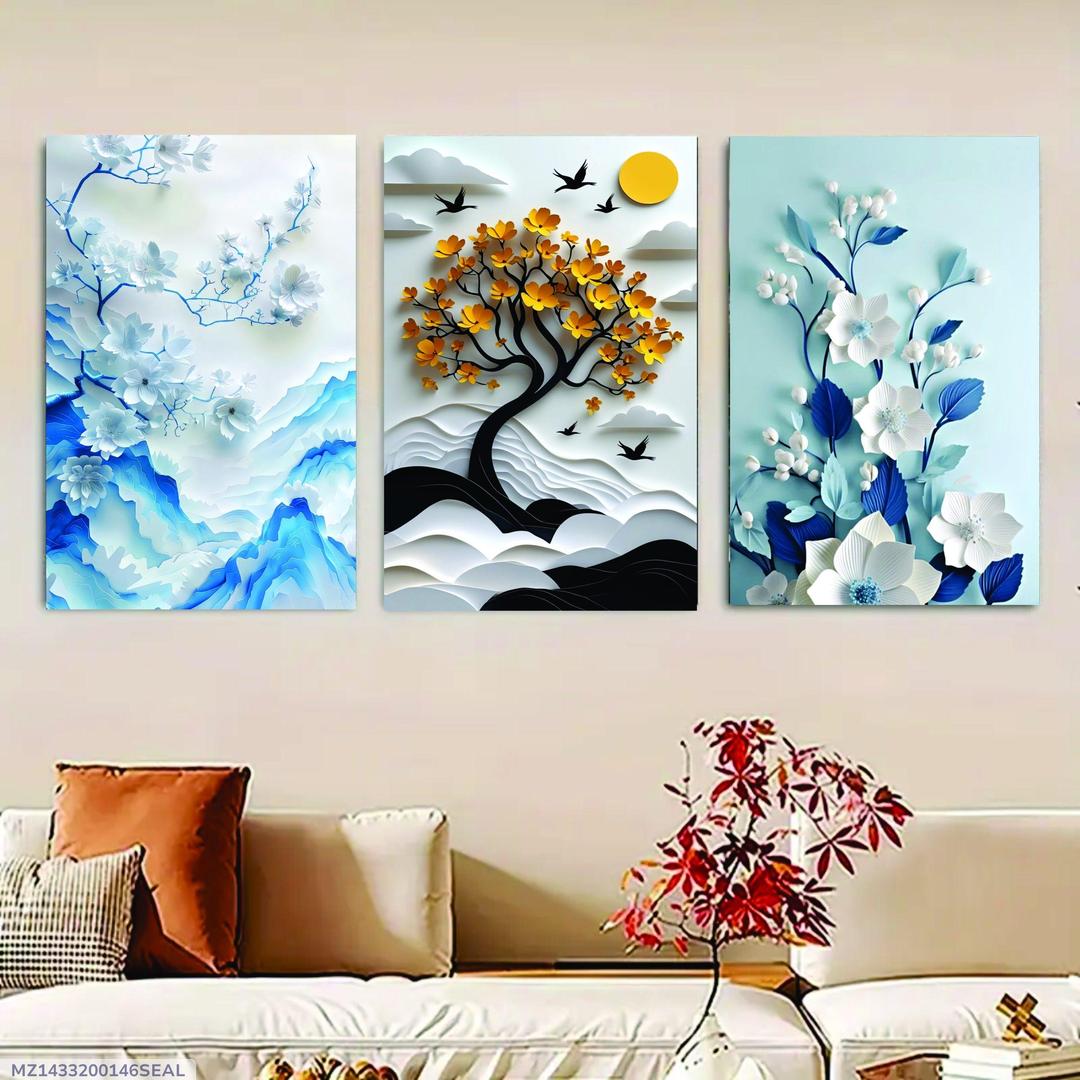 3-Piece Wooden Wall Art Set (8x11)