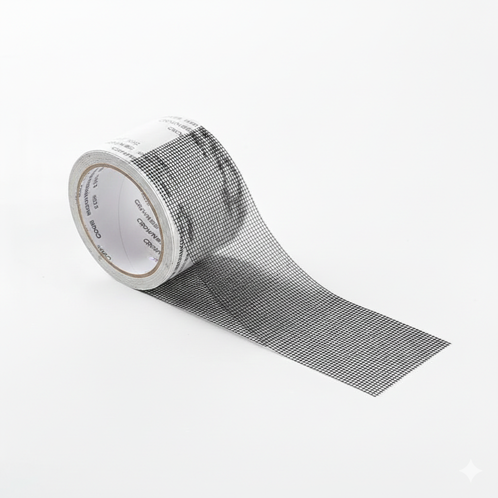 Window Screen Net Repair Tape �Strong Adhesive Mesh Tape for Door & Window Screen Repair, Easy Fix for Holes and Tears | 2 Meter