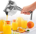 Stainless Steel Lemon & Orange Clip Handheld Fruit Juicer �Durable Manual Portable Citrus Squeezer for Kitchen & Baby Fruit Juice