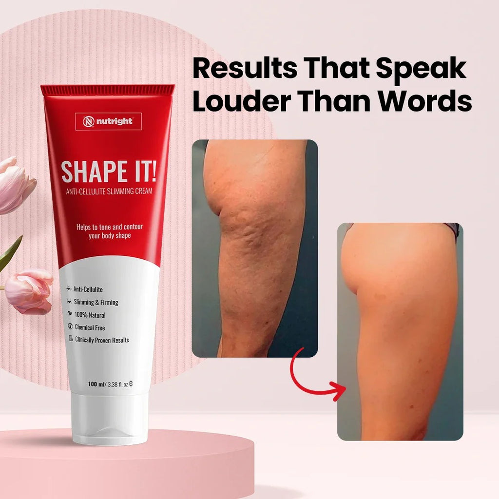Shape It Anti-Cellulite Slimming Cream | Firming & Skin Tightening Body Cream (100ml)
