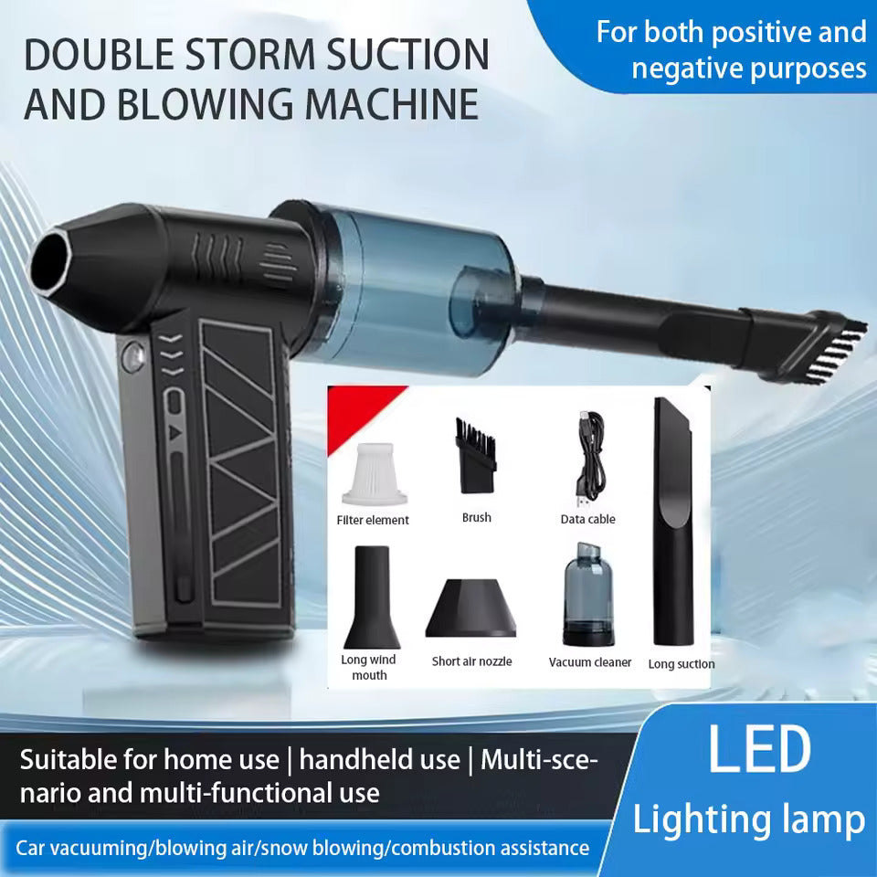 Mini Jet Fan Brushless Turbine Vacuum + Blour Portable Cleaning Device - Compact Brushless Mini Jet Fan Vacuum + Blour For Quick And Efficient Cleaning Tasks