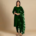 Premium Katan Silk Unstitched 3 Piece Suit