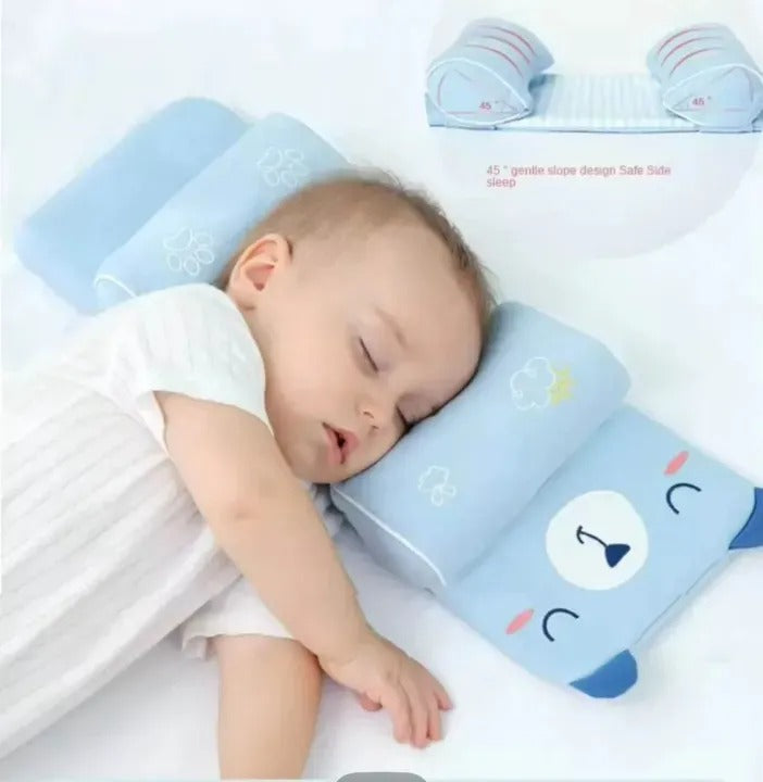 Adjustable Baby Sleeping Support Pillow Anti Roll Cushion And Neck Protection Infant Sleep Positioner | Random Colour