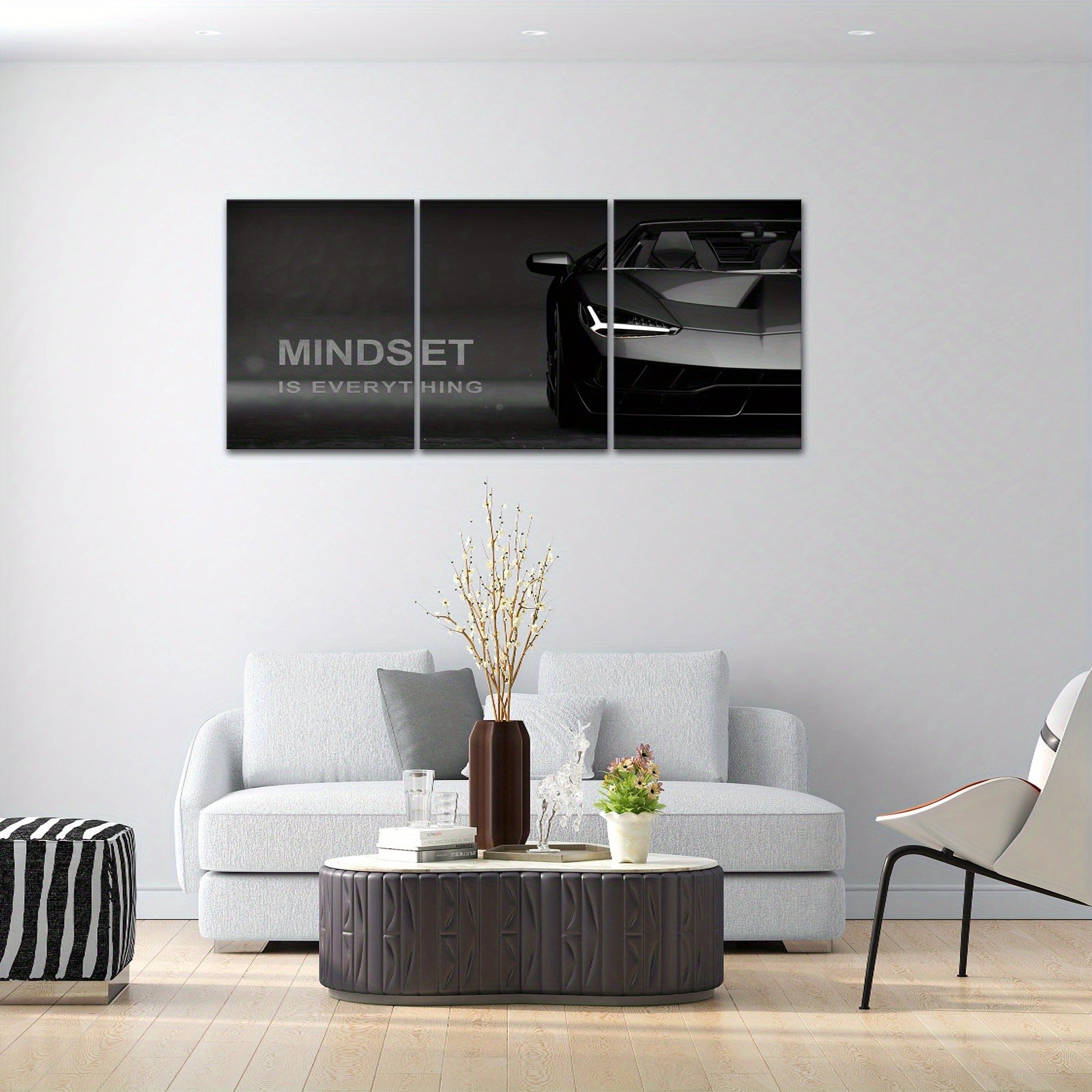 Set of 3 Premium Wall Art Photo Tiles �Modern Home Decor Sets