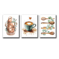 Set of 3 Premium Wall Art Photo Tiles �Modern Home Decor Sets  8x11