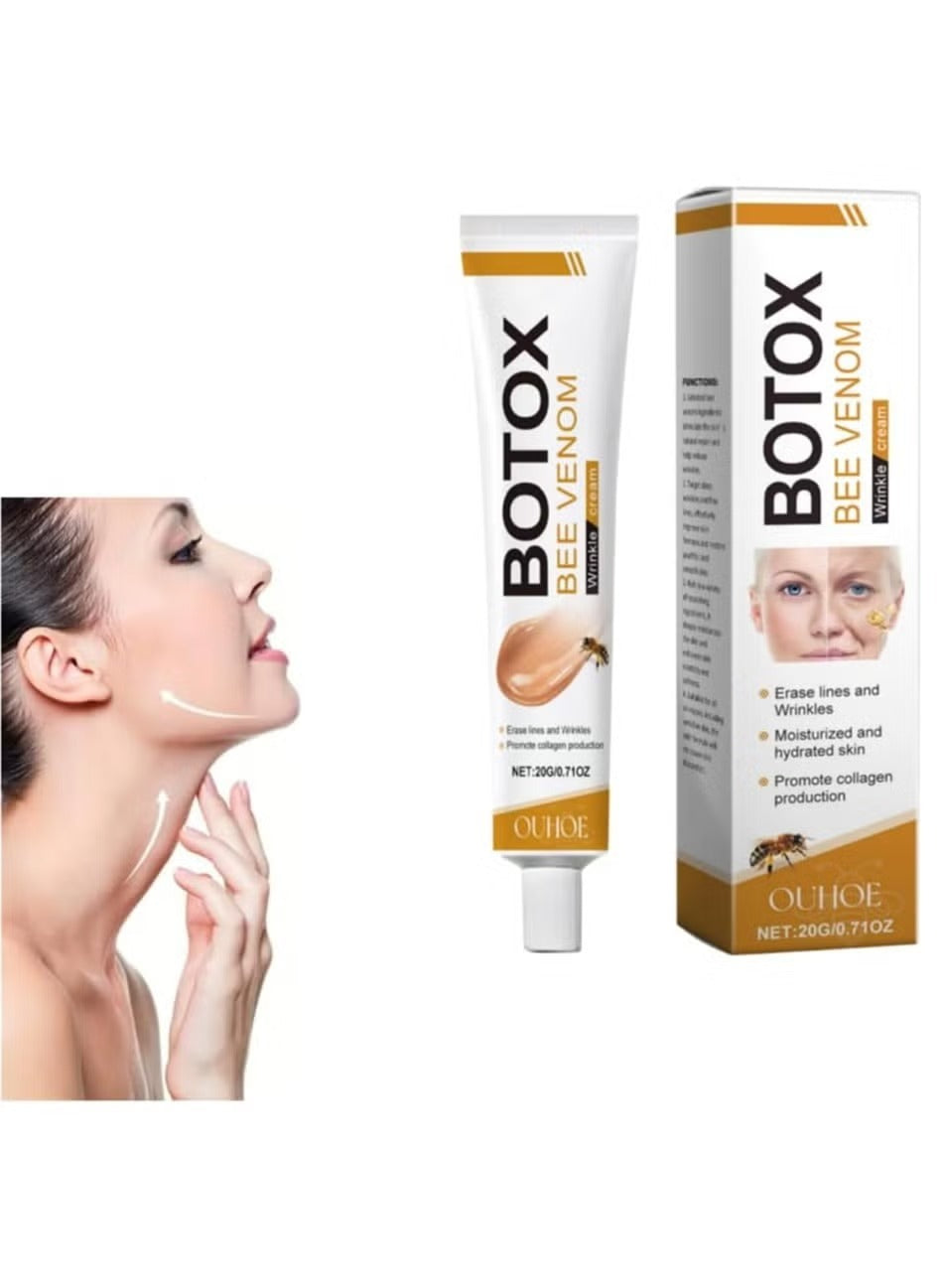 Botox Bee Venom Wrinkle Cream | Anti-Aging Moisturizer | Collagen Boost | Reduce Wrinkles & Fine Lines 20gm