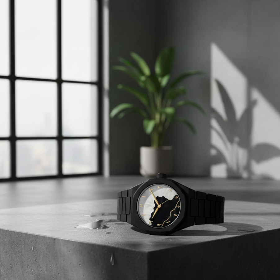 Black Aura Watch Elegant Design Durable Build – photo 3