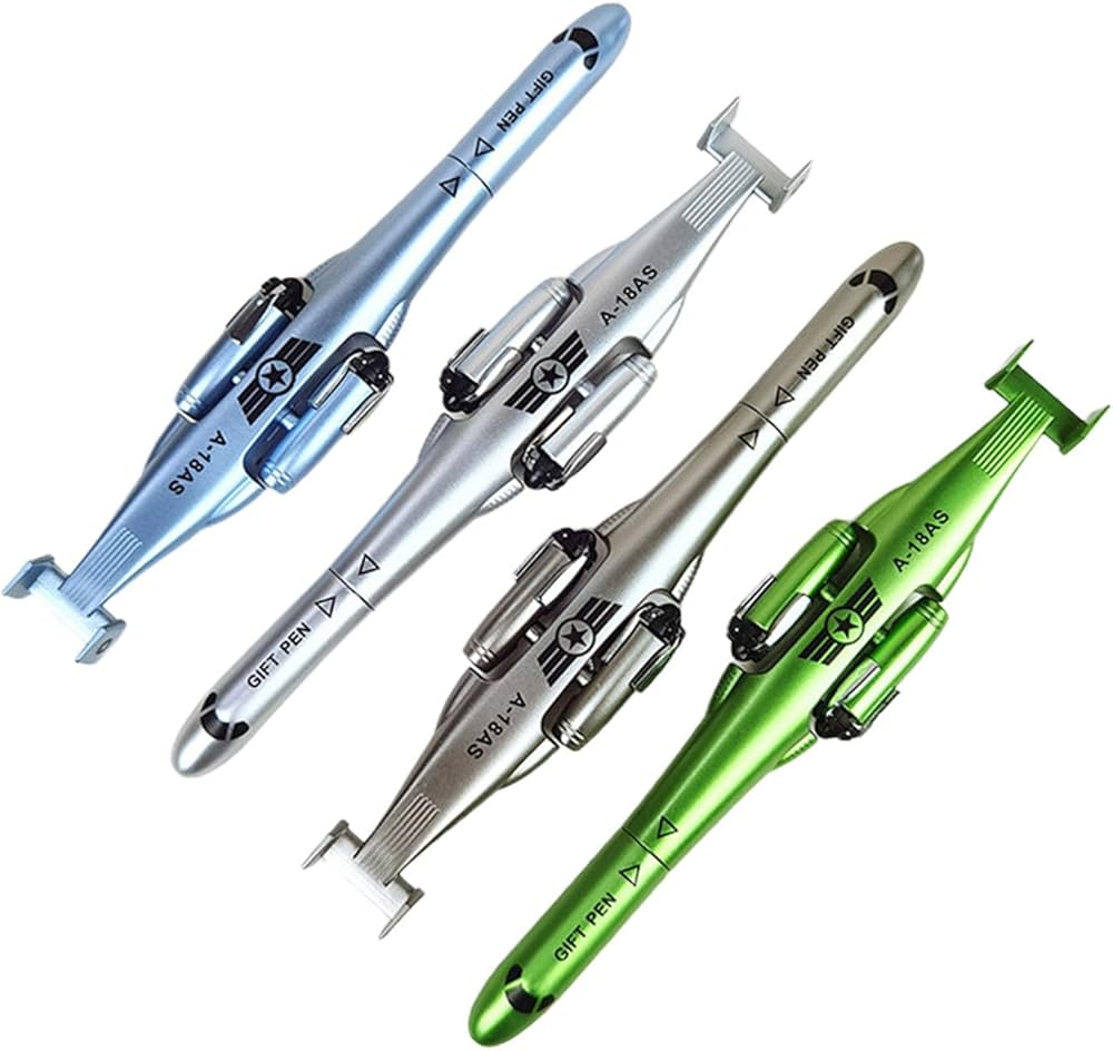 Airplane Design Metal Ballpoint Pen �Creative Aircraft Shape Gift Pen for Kids & Adults | 1Pc
