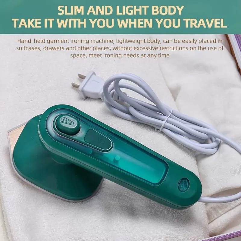 Professional Micro Steam Iron �Portable Handheld Dry & Wet Combo Garment Steamer for Travel & Home