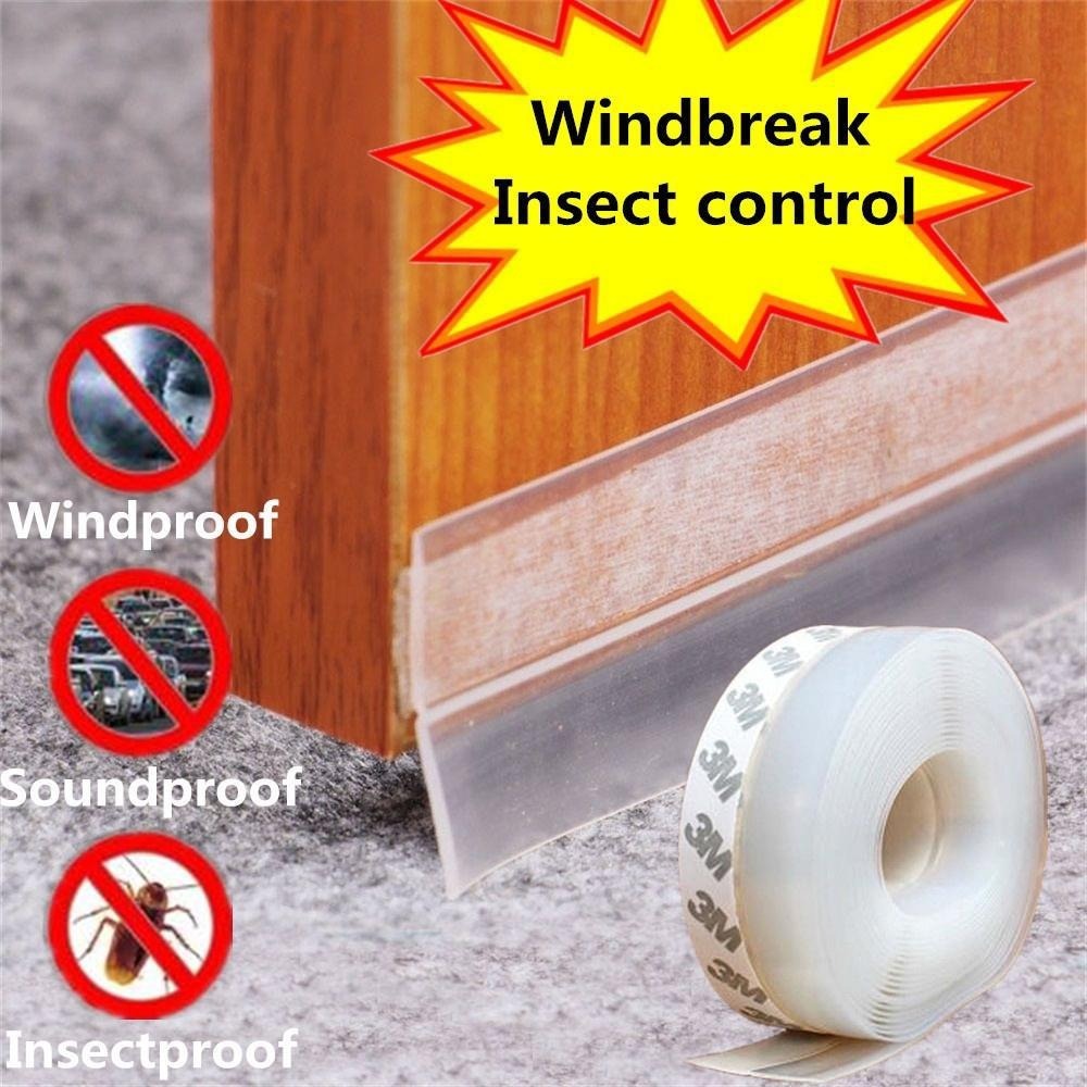 5 Meter Self Adhesive Door Seal Strip Weatherproof Door & Window Gap Sealing Tape