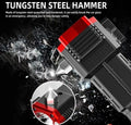 High-power Led Torch Light Rechargeable Flashlight And Multifunctional Tactical Hammer &amp; Power Bank To Charge the Phone With Box (random Color)